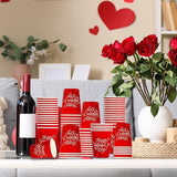 Valentine's Day Party Supplies for 25 Guests Romantic Heart Shaped