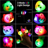 Mikulala 36 Pack Light Up Rings Glow in The Dark Party Supplies, Light