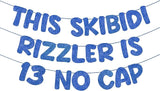Fulmoon Pre Strung This Skibidi Rizzler Is 13 No Cap Glitter Banner #4