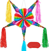 WERNNSAI Large 32" Cinco de Mayo Star Piñata - Foldable Mexican Star