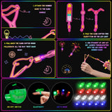 OLUPP Glow in the Dark Party Supplies, 264 PCS Light Up Party Favors