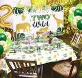 Two Wild Birthday Decorations Tableware Safari Jungle Theme 2nd