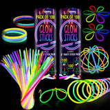 410 Pcs Glow Sticks Bulk, Glow in The Dark Party Supplies, 12 Hours