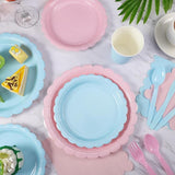 350 Pcs Baby Gender Reveal Plates and Napkins 50 Guest Boy or Girl