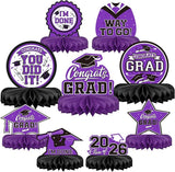9PCS Graduation Party Decorations Class of 2026 Congrats Grad Table #5