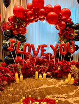 Red I Love You Balloons for Him/Her Valentines Day Balloon with Red