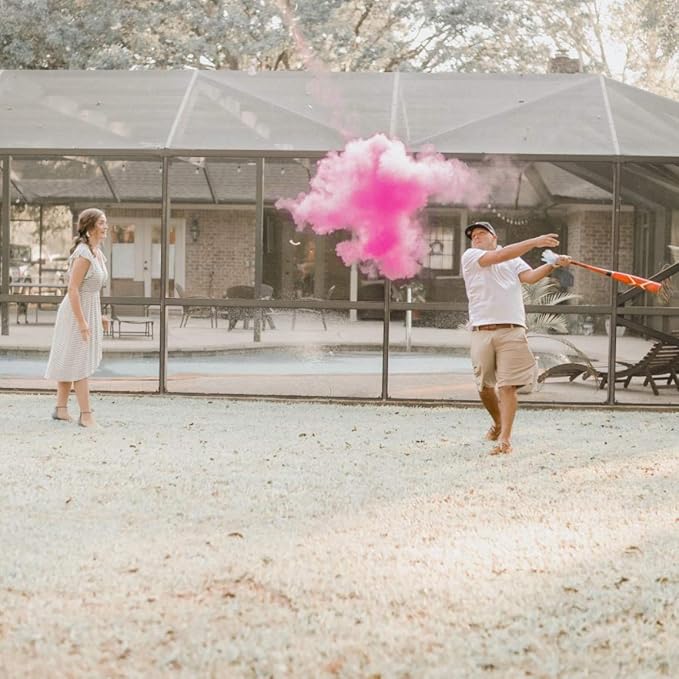 Winsharp Gender Reveal Baseball Single Balls Exploding Pink and/or