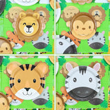 162Pcs Jungle Party Supplies Include Animal Shape Plates Jungle