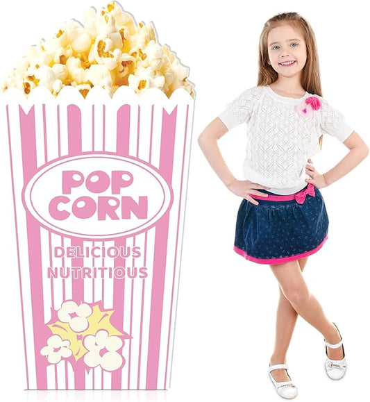 4 Feet Carnival Circus Decoration Popcorn Box Cardboard Cutout