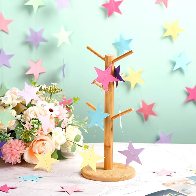 Patelai Glitter Star Garland Banner 2026 Graduation Decor 130 Feet #6