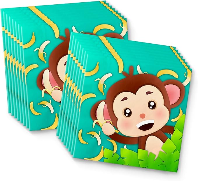 Monkey Birthday Party Supplies Jungle Animal Party Supplies Zoo