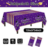 Graduation Decorations Class of 2026 147 PCS Purple and Gold