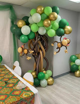 Green and Gold Balloons, 60Pcs 12Inch Different Shades Green Balloon