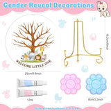 Gender Reveal Fingerprint Tree Boy or