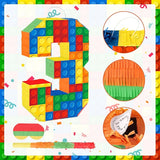 Building Blocks 3rd Birthday Party Decorations Number 3 Pinata with