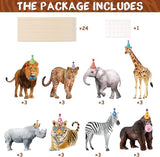 Safari Animals Party Decorations Jungle Animal Centerpiece Sticks