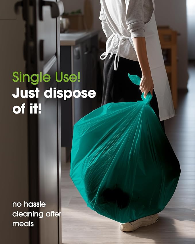 Pureegg Plastic Table Cloth Disposable 10 Pack, 54 x 108 Inch Table