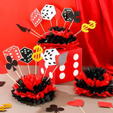 12 Sets Casino Themed Party Decorations Table Centerpieces Casino