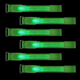 M.best 8pcs LED Light Up Bracelets Glow Flashing Wristbands Glow in