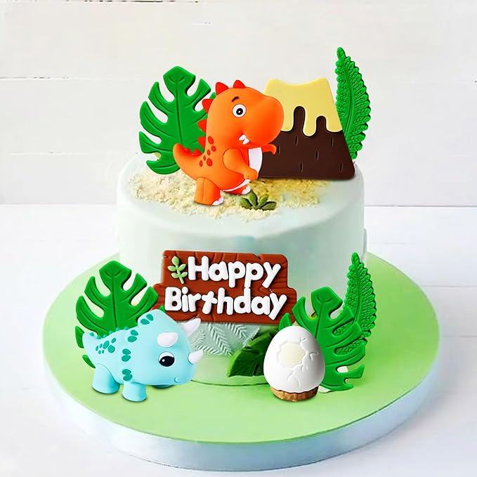 Dinosaur Cake Topper Luxury Little Dinosaur Cake Decorations Little