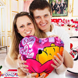 10Pcs 18 Inch Red Heart Balloons Valentine's Day Heart Shape Foil