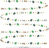 Wild One Jungle Theme Decorations Palm Leaf Dot Circle Garland