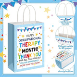 Gilprop 24 Pcs Occupational Therapy Month Gifts Bags OT Thank You