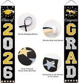 DAZONGE Graduation Decorations 2026, Black & Gold Class of