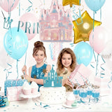 Princess Castle Pinata Set - Coquette Pink Castle Pull String Piñata