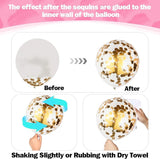 Pink Gold Balloons Set 60Pcs 12 Inch Pastal Baby Pink Metallic Gold