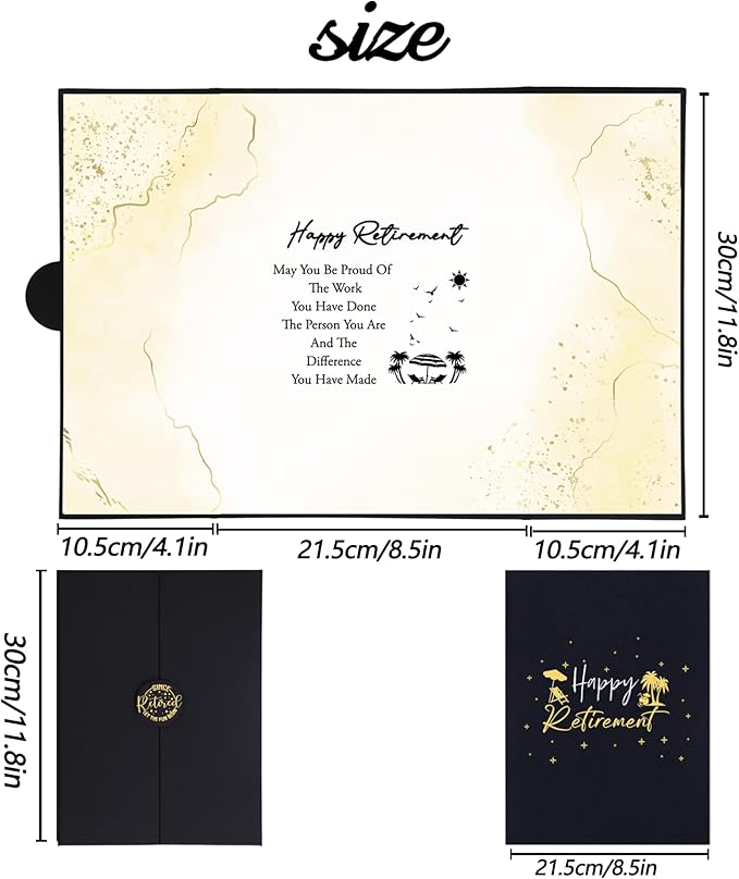 Black Gold Retirement Party Decorations Black Gold Giant Happy