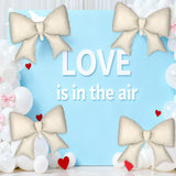 4Pcs Giant Bow Balloons, 97.5cm/38in Big Elegant Coquette Theme Cream
