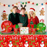 194 Pcs Christmas Party Supplies Decorations Friendsmas Christmas