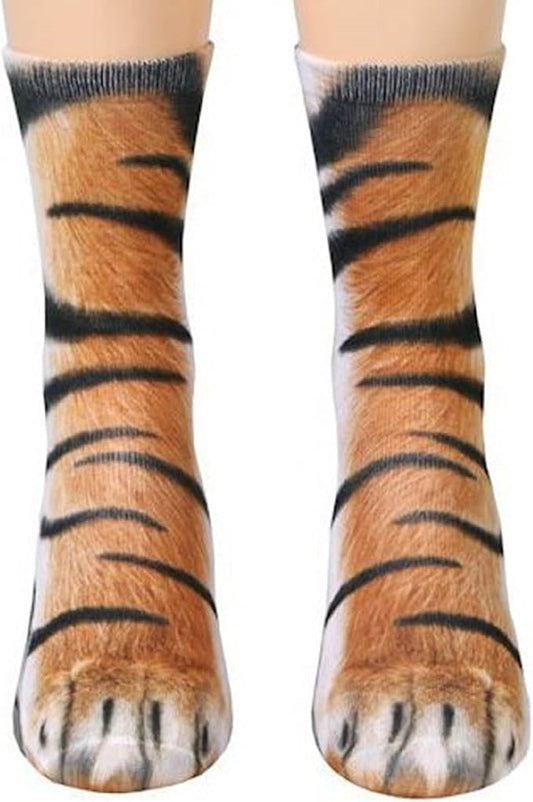 FreeNFond Funny Animal Paw Socks Gag Gifts for White Elephant Gift #7