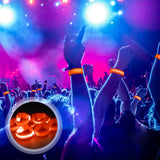 M.best 8pcs LED Light Up Bracelets Glow Flashing Wristbands Glow in