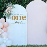 Little Miss Onederful Decal First Birthday Party Decorations for