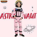 Spooktacular Creations Pink Astronaut Costume with Helmet, Space Suit
