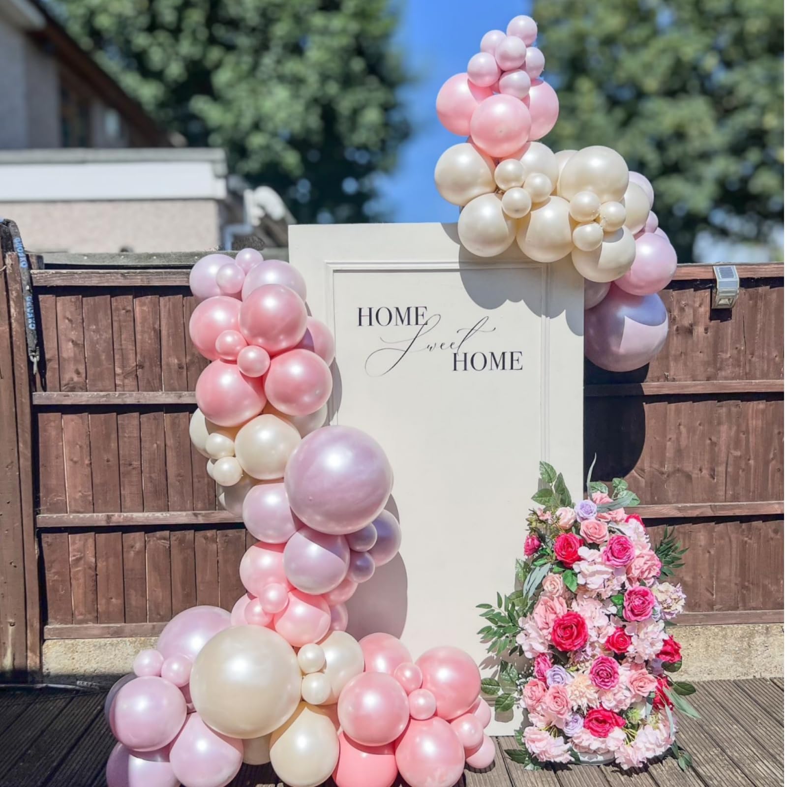 Pearl Pink Double-Stuffed Balloons - 5/12/18 Inch Light Pink Balloon