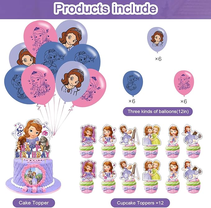 Princess Birthday Party Decoration Princess Include Princess Theme