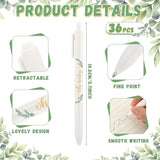 Ireer 36 Pcs Sage Greenery Baby Shower Pens Gifts Bulk Party Favors