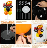 Construction Party Balloons Stand Kit 2 Sets with 2 Construction