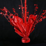 6 Set Red Christmas Table Balloons Centerpiece Stand Kit with Red