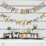 Safari Birthday Decorations Jungle Theme Party Supplies for Girl -