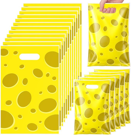 Eccliy 30 Pcs Yellow Sponge Party Favor Bag Animation Cartoon Party