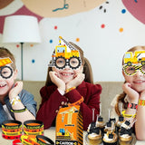 Construction Party Favors Supplies Including Paper Glasses Gift Bag