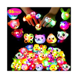 Mikulala 36 Pack Light Up Rings Glow in The Dark Party Supplies, Light