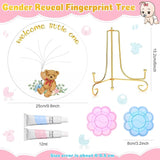 Gender Reveal Fingerprint Tree Boy or Girl Party Ideas