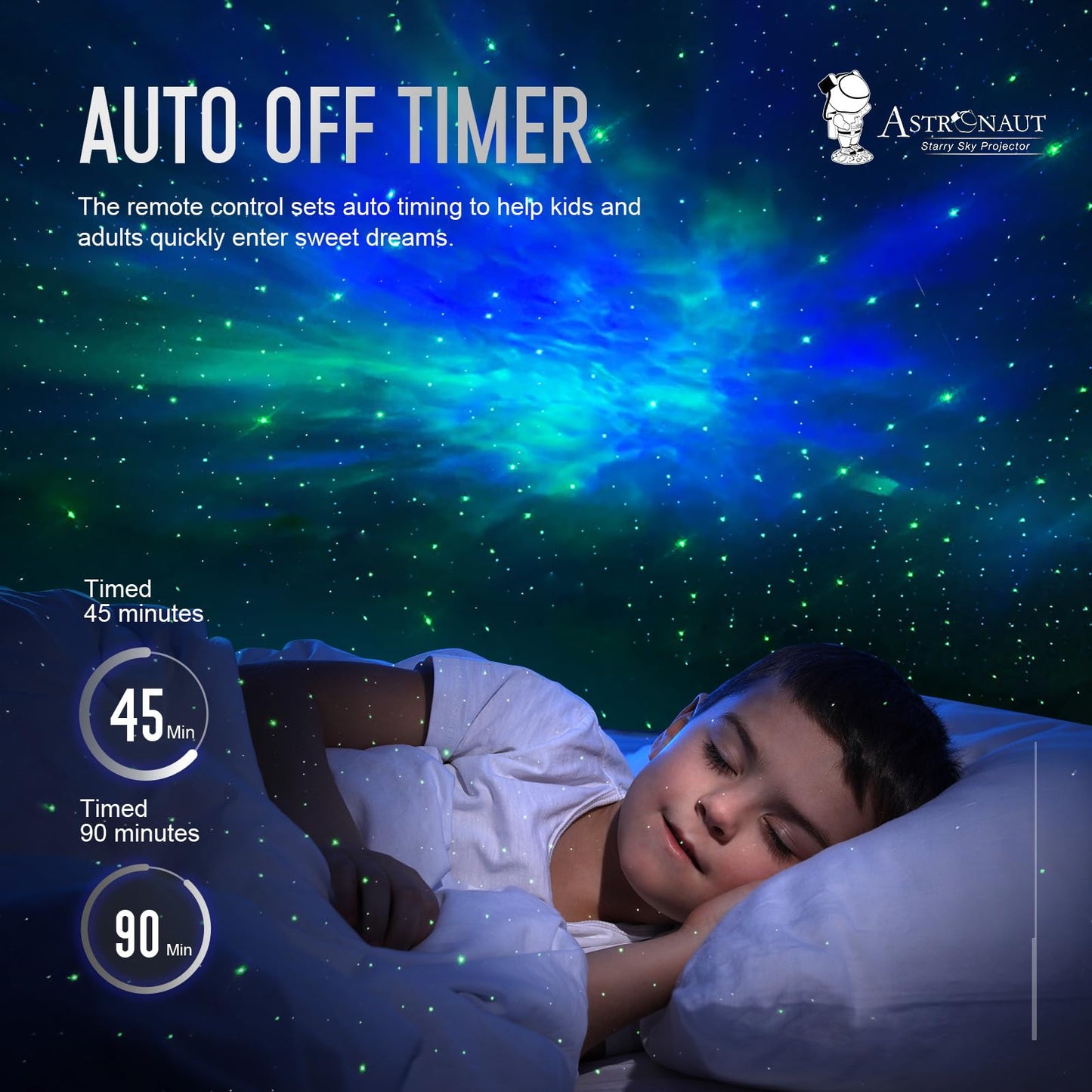 Astronaut Galaxy Projector Night Light - Star Projector Galaxy Light