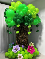 Green Balloons, 50 Pcs Dark & Lime Green Balloons 12 Inch Latex