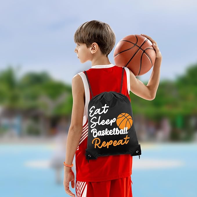 96 Pcs Basketball Party Favors Include 24 Basketball Drawstring Bags